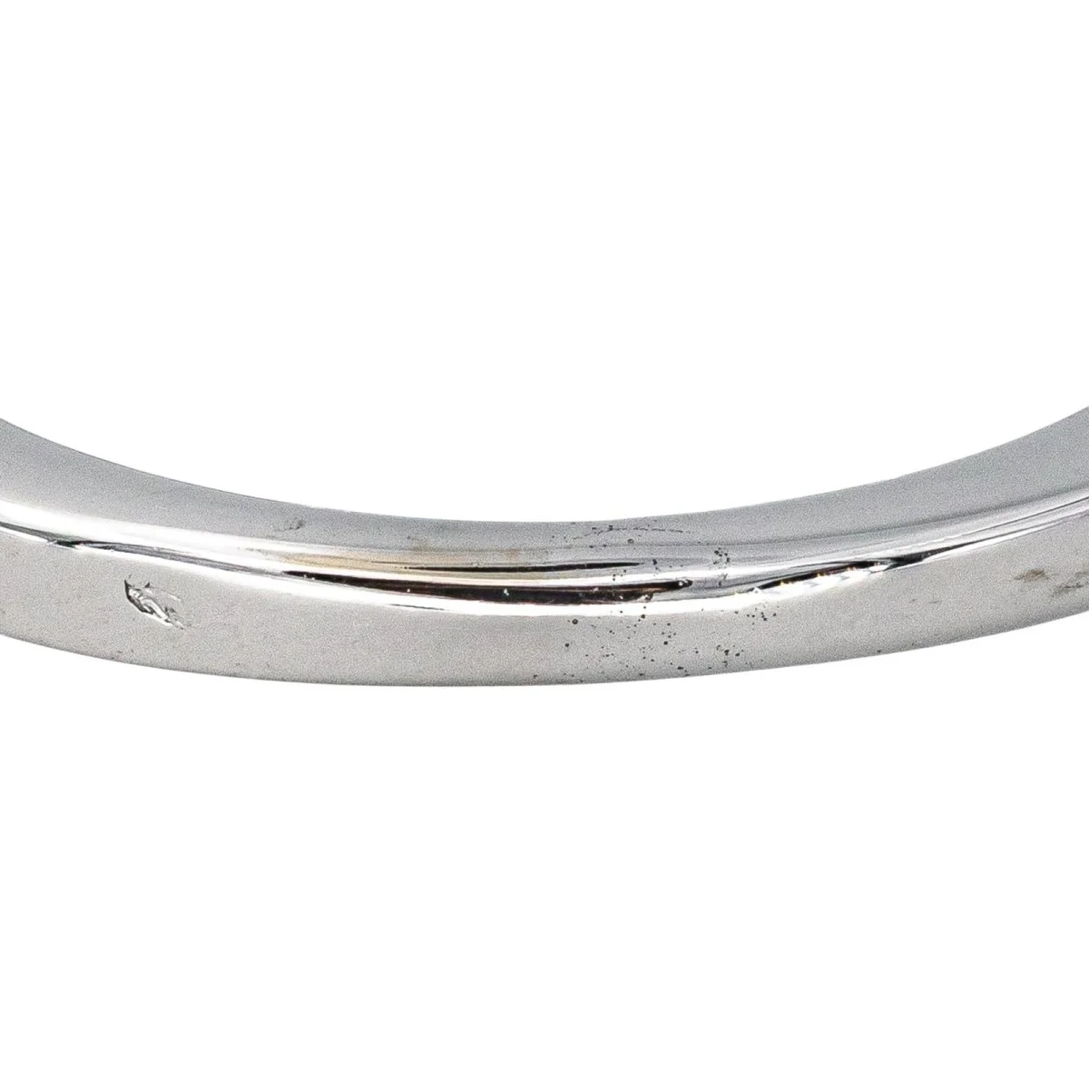 Bague Alliance en or blanc et diamant - Image 7