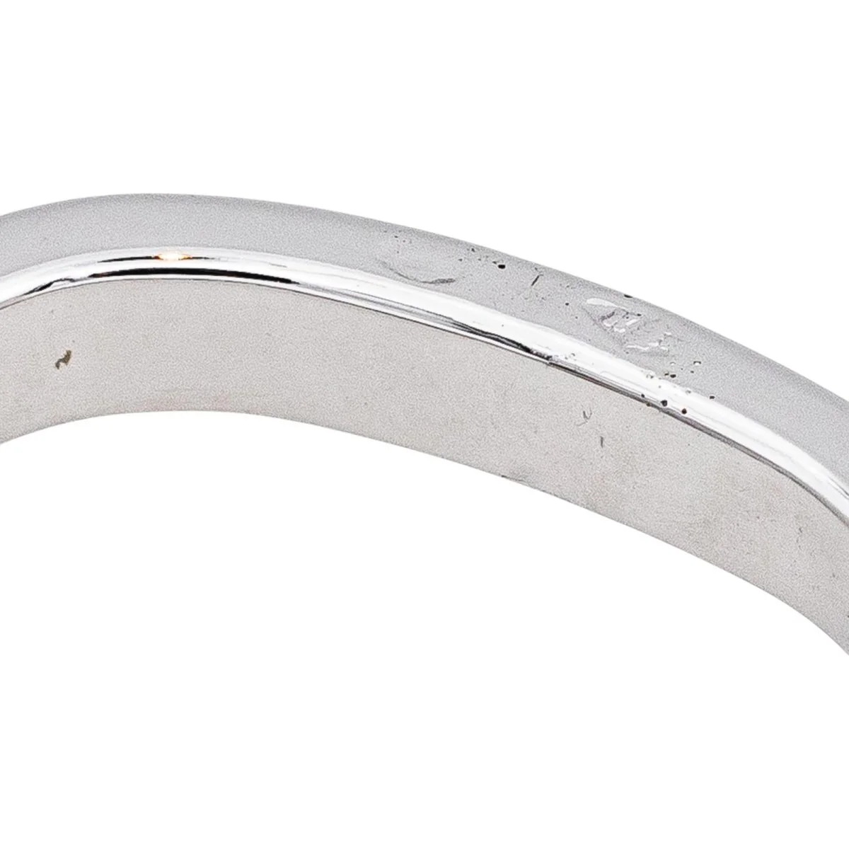 Bague Alliance en or blanc et diamants - Image 7