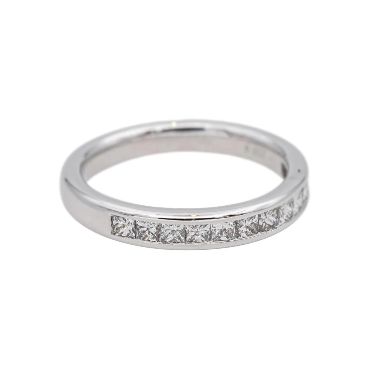 Bague Alliance en or blanc et diamants - Image 6