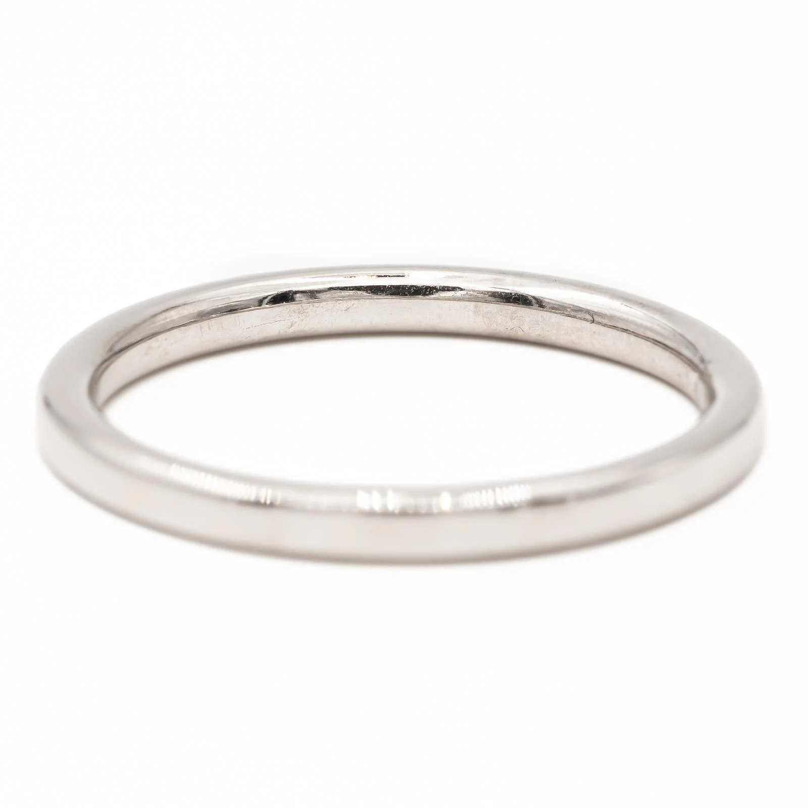 Bague Demi alliance Or blanc Diamant - Image 5
