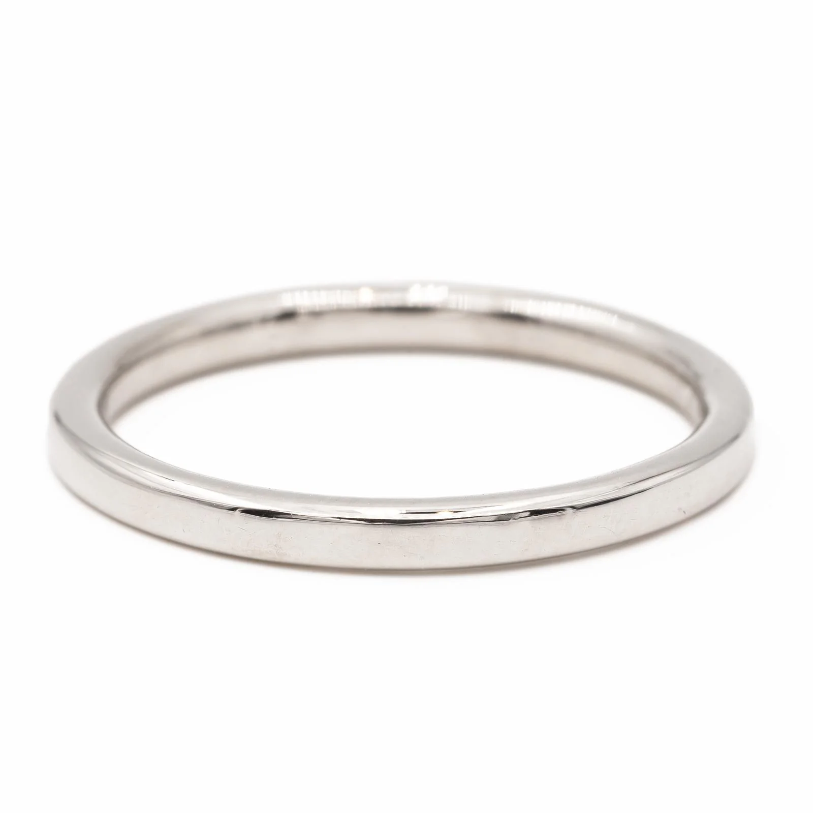 Bague Demi alliance Or blanc Diamant - Image 6