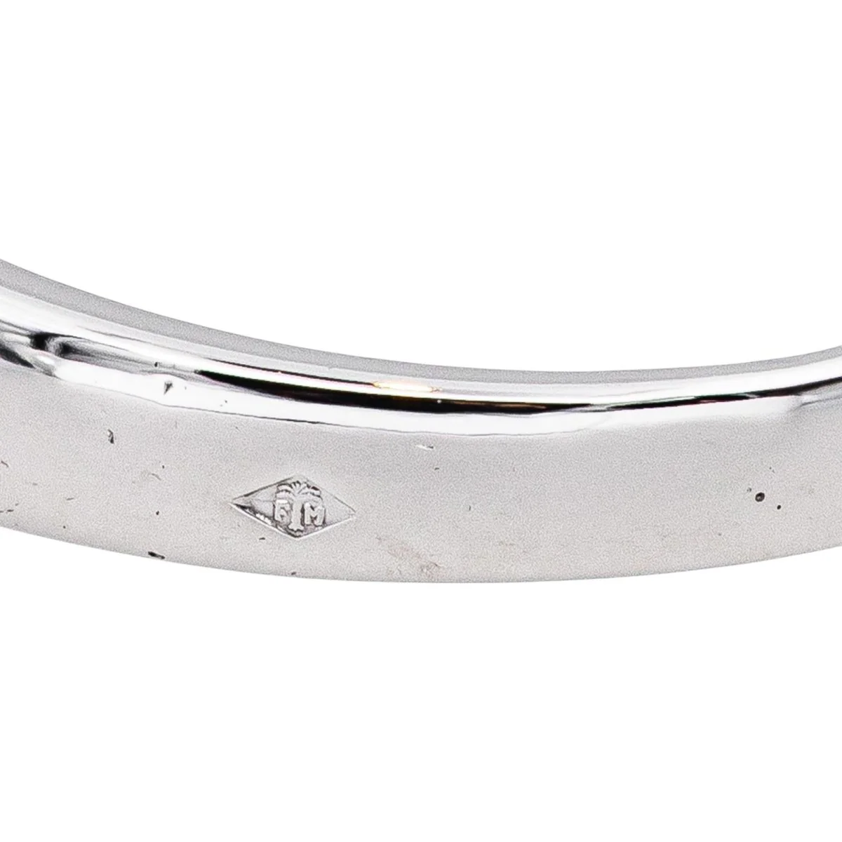 Bague Alliance en or blanc et diamants - Image 7