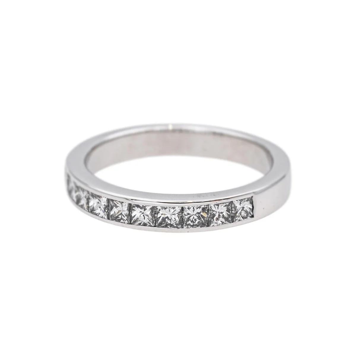 Bague Alliance en or blanc et diamants - Image 3