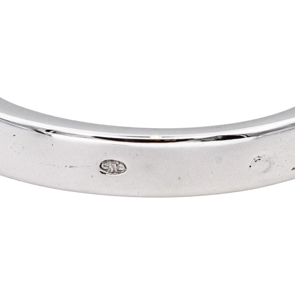 Bague Alliance en or blanc et diamants - Image 7
