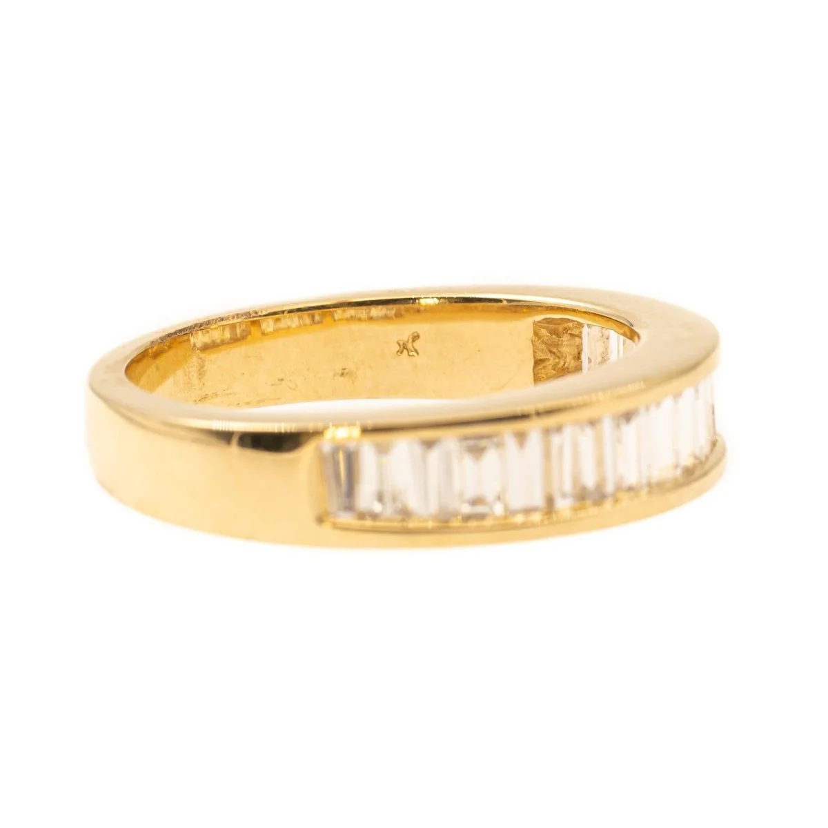 Bague Alliance en or jaune et diamants - Image 6