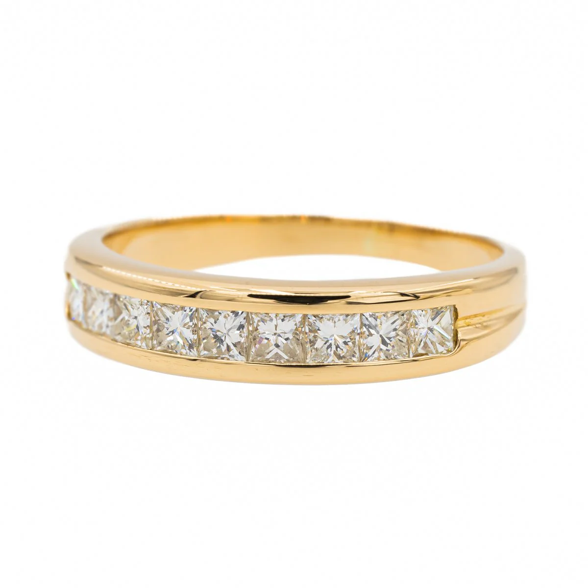 Alliance en Or jaune et Diamant - Image 3