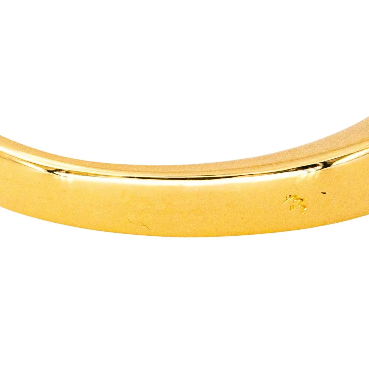 Bague Alliance en or jaune et diamants - Image 7