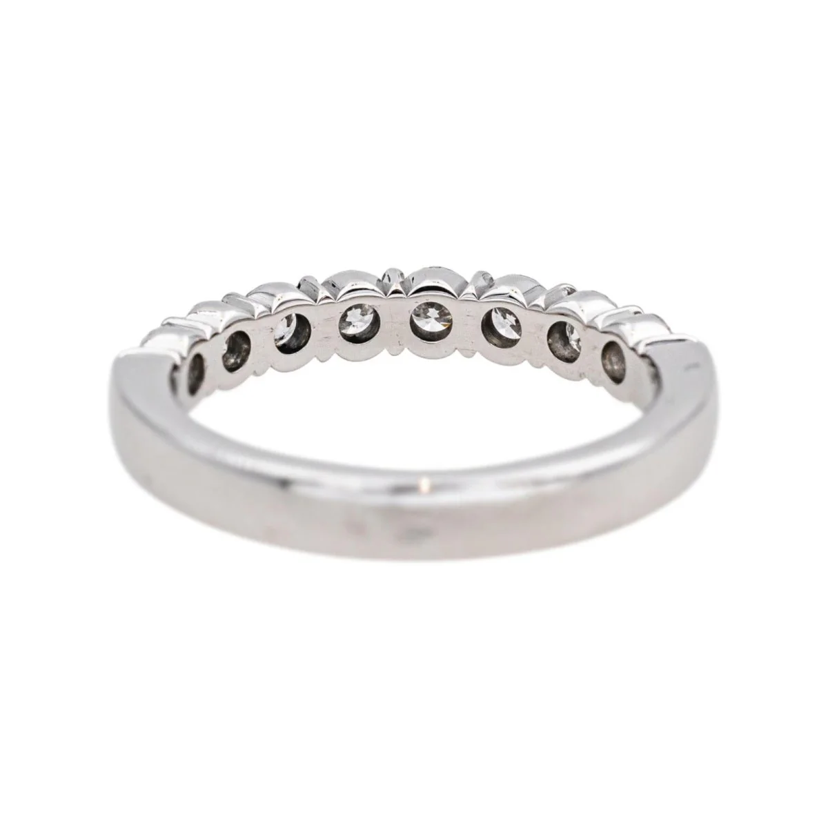 Bague Alliance en platine et diamants - Image 5