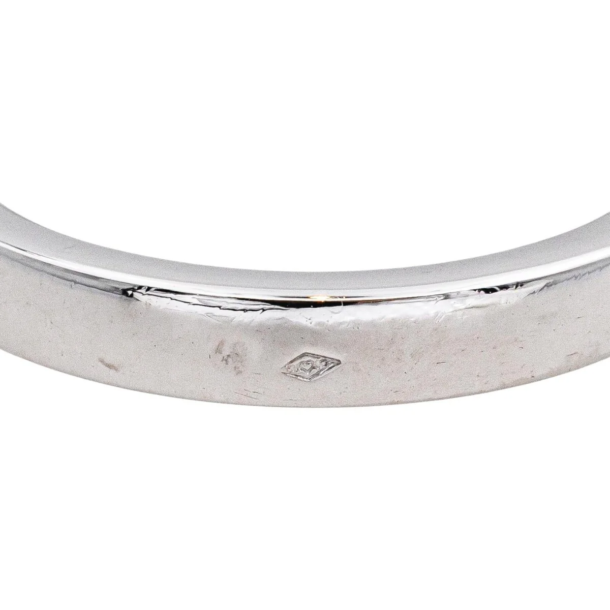 Bague Alliance en platine et diamants - Image 7