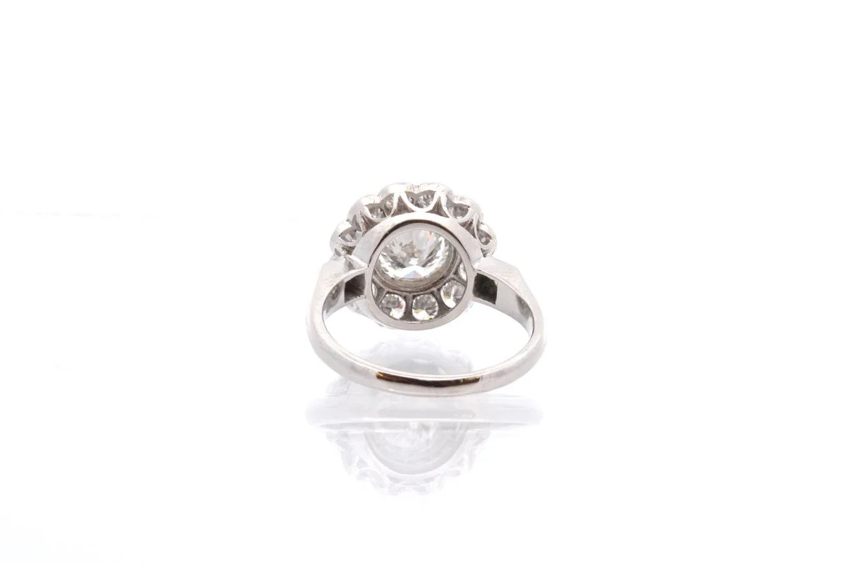 Bague diamant en platine - Image 5