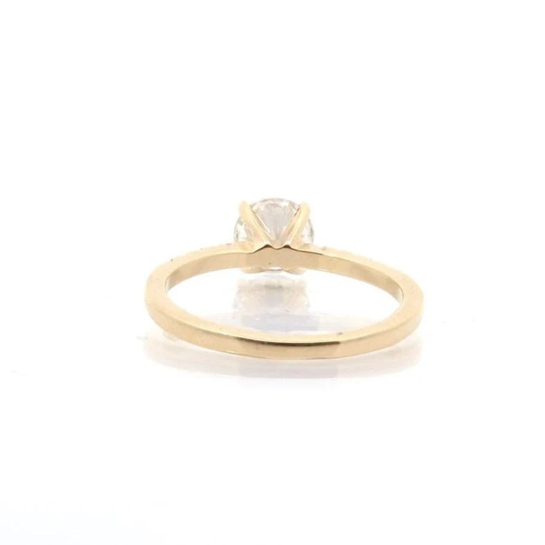 Bague Alliance en or jaune et diamant - Image 3