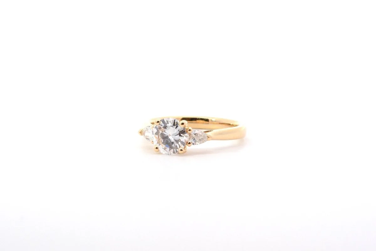 Bague diamant 1,03cts D/VS2 en or 18k - Image 3