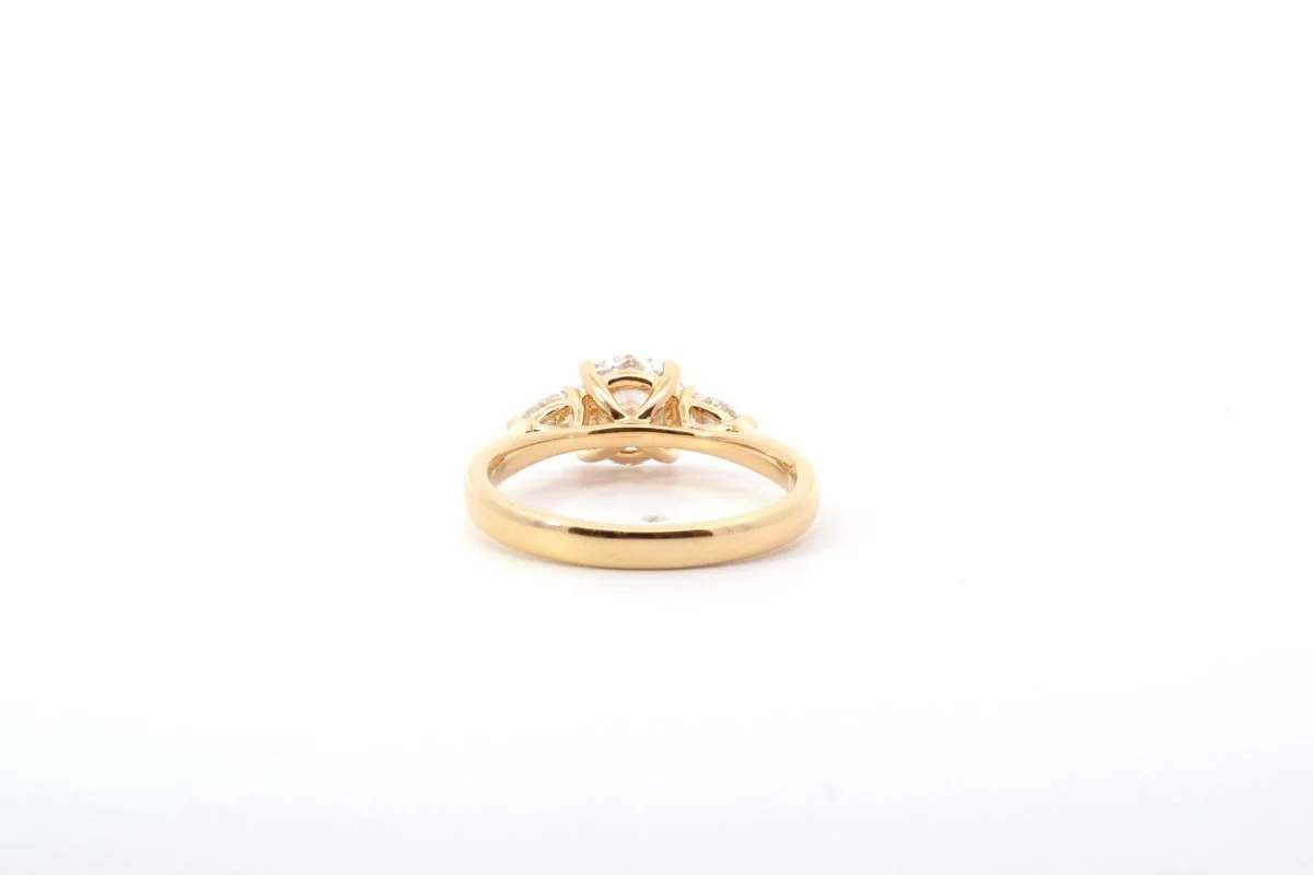 Bague diamant 1,03cts D/VS2 en or 18k - Image 5