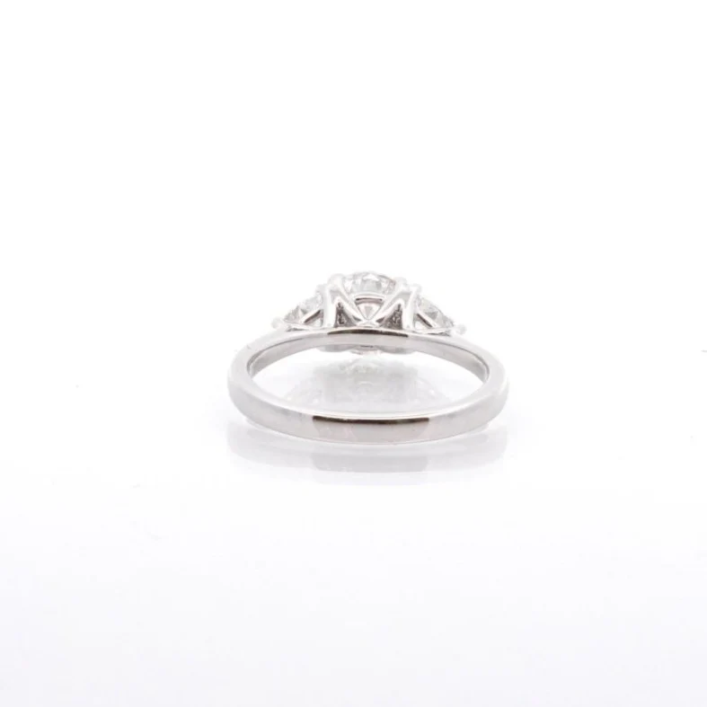 Bague diamant 1,05 cts G/Pur 10x en or 18k - Image 3