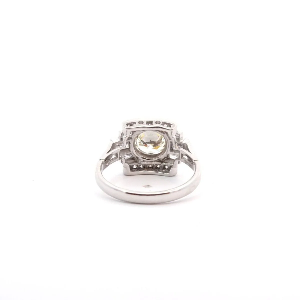 Bague en platine et diamants - Image 5