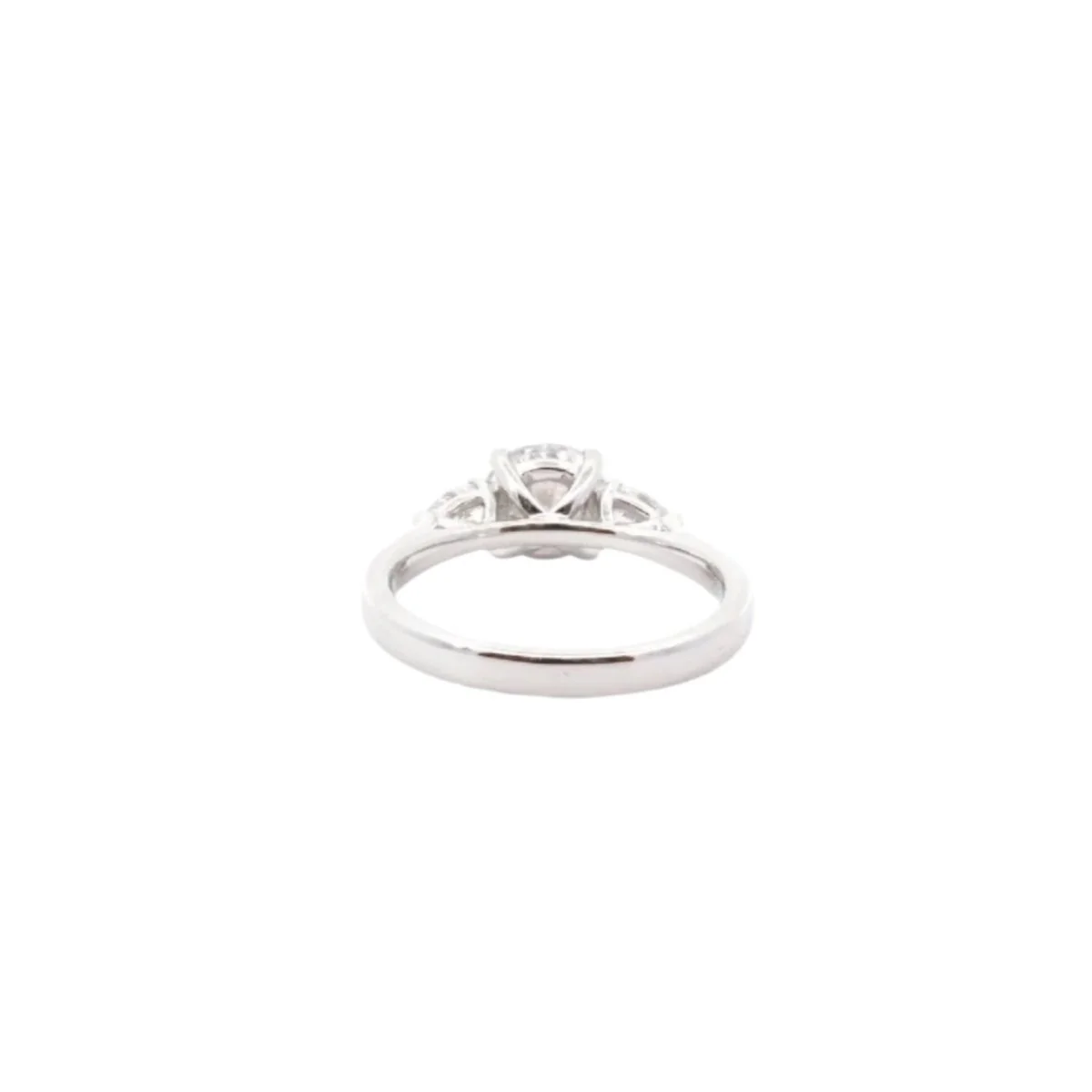 Bague Trilogie en platine et diamants - Image 3
