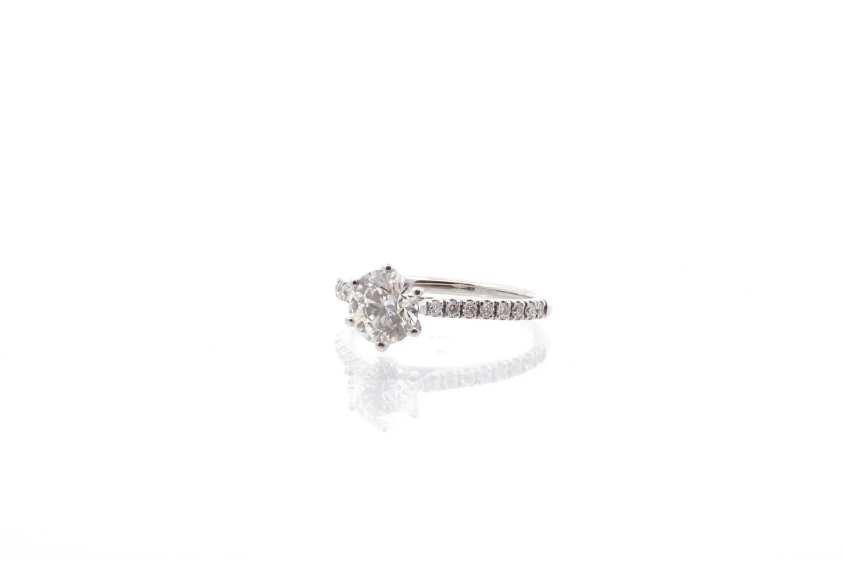 Bague diamant 1,16 cts I/SI2 en or 18k - Image 3
