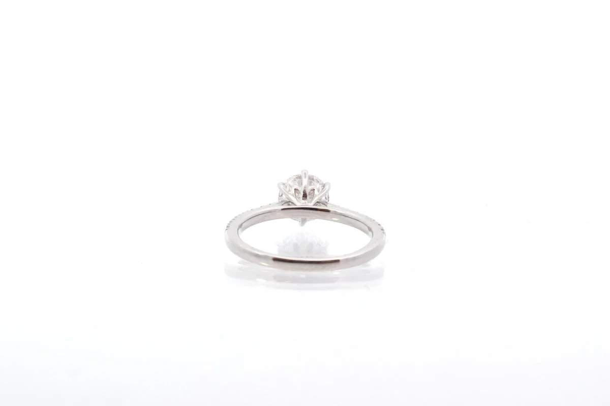 Bague diamant 1,16 cts I/SI2 en or 18k - Image 5