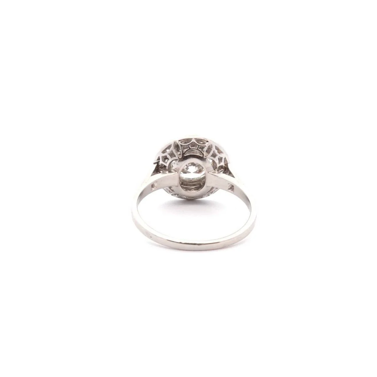 Bague en platine et diamants - Image 3