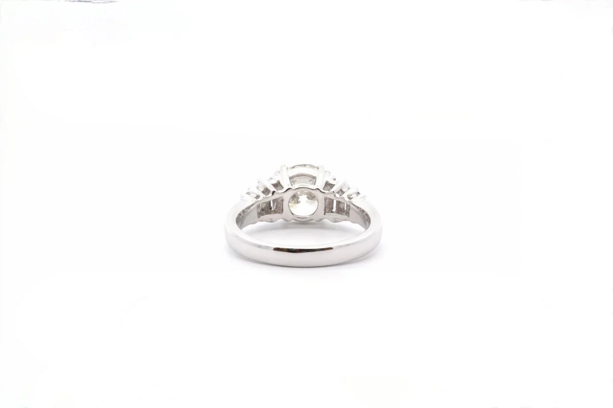 Bague Diamant I/SI1 en Platine - Image 5