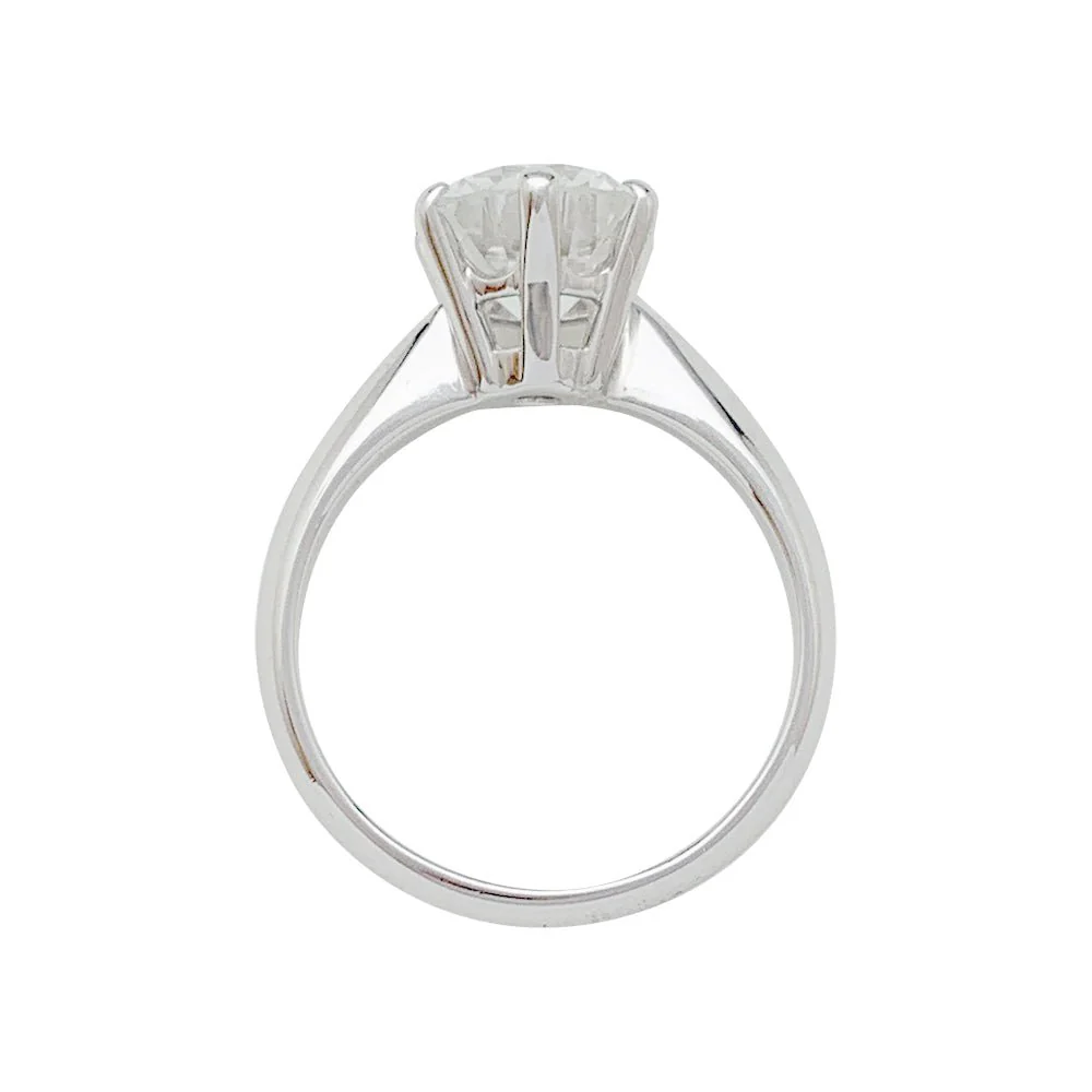 Bague diamant 2,52 carats, en or blanc - Image 4
