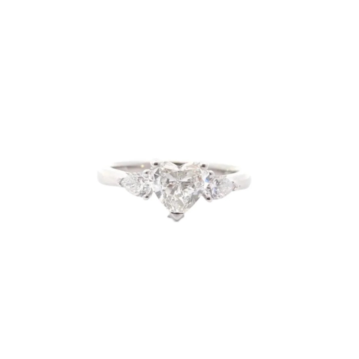 Bague Trilogie en platine et diamants