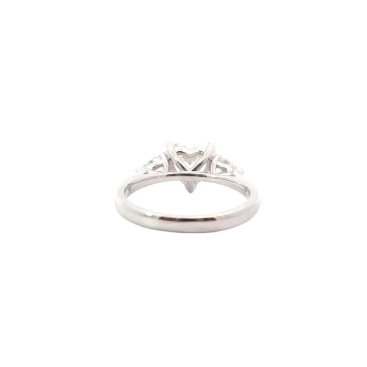 Bague Trilogie en platine et diamants - Image 3