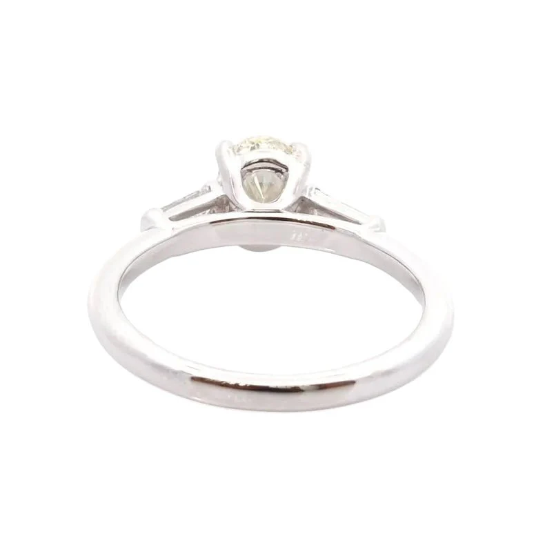 Bague Trilogie en platine et diamants - Image 4