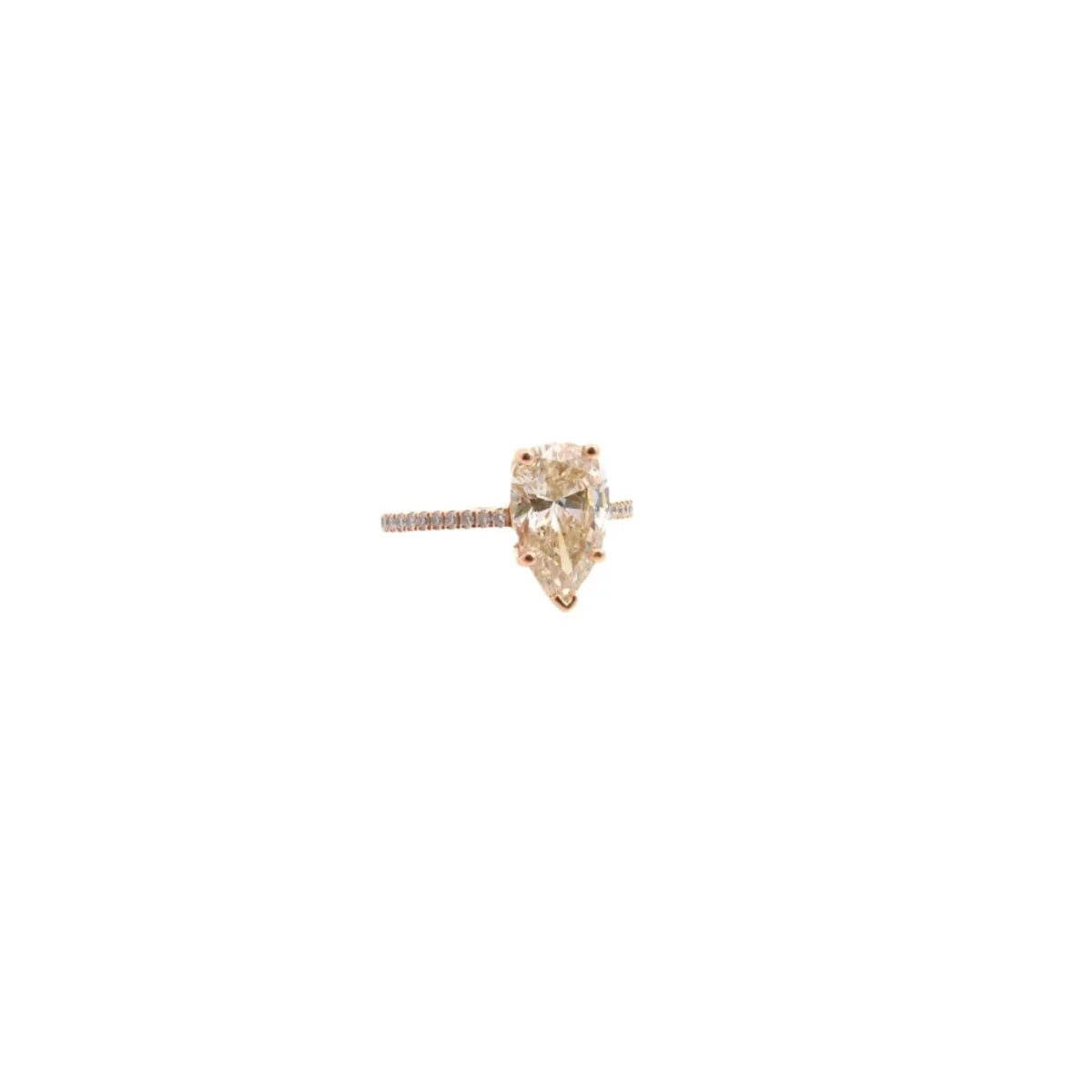 Bague en or jaune et diamants - Image 3