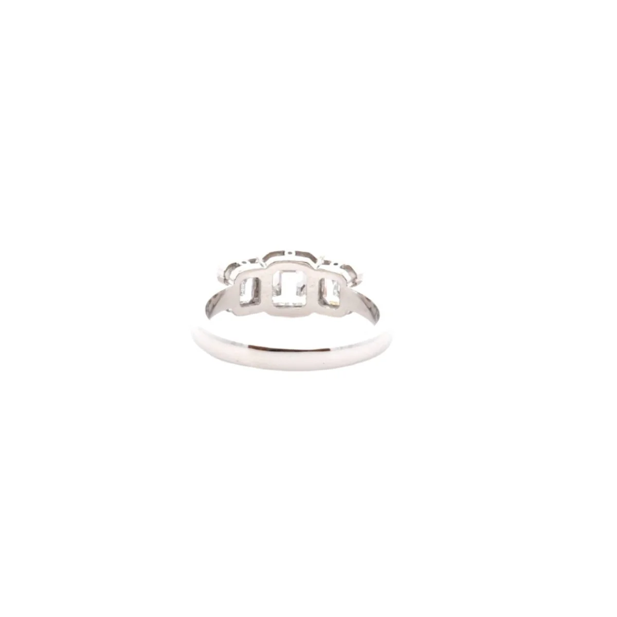 Bague en platine et diamant - Image 5