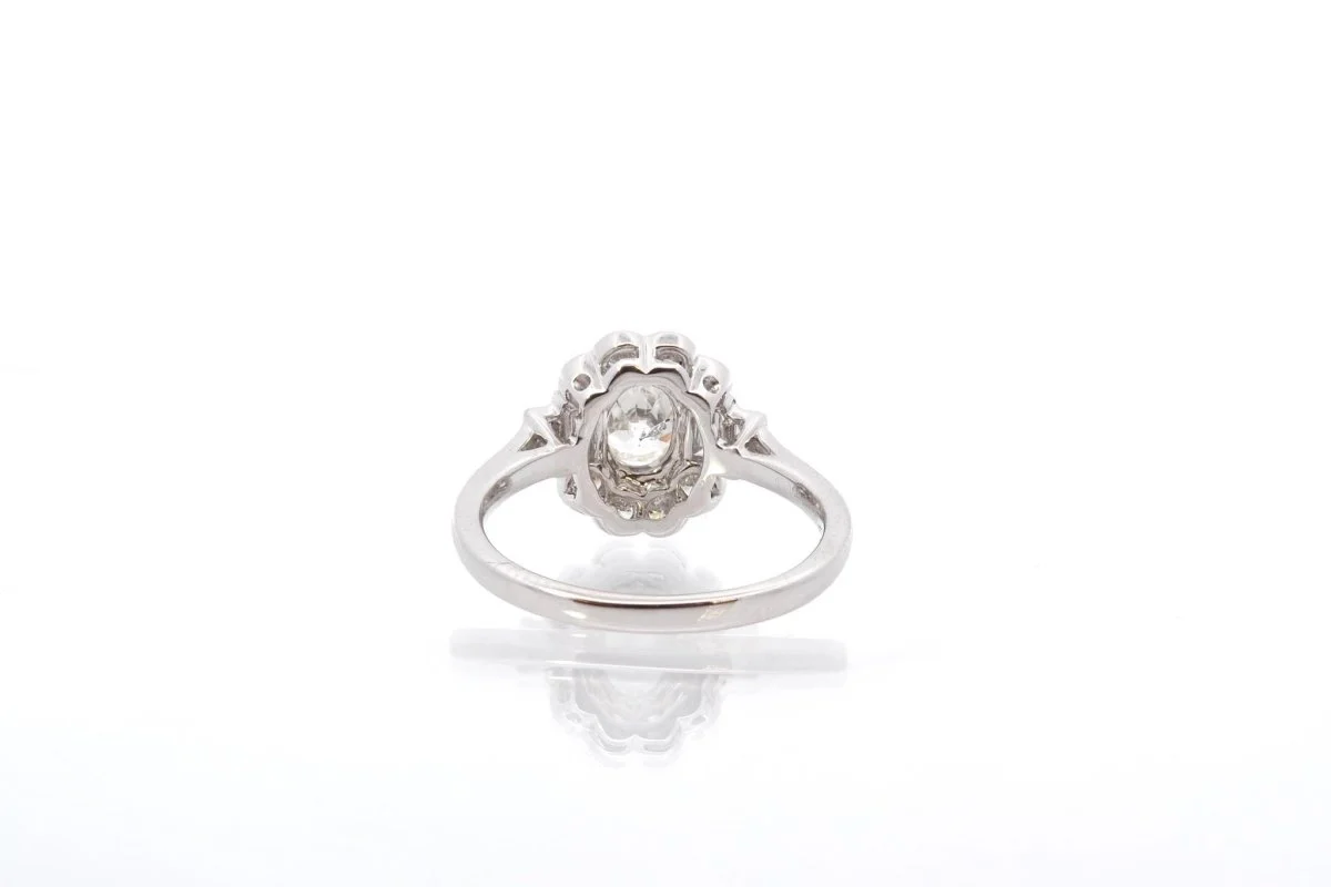 Bague diamants en or blanc 18k - Image 5