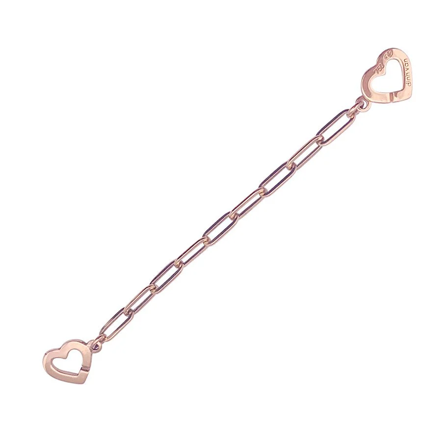 Bague DIHN VAN, "Doubles Coeur" en or rose - Image 4