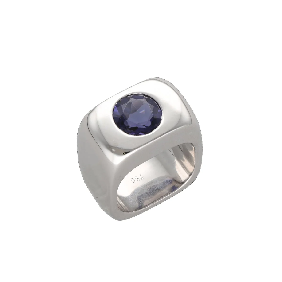 Bague Cocktail DINH VAN "Margot" en or blanc et améthyste - Image 3