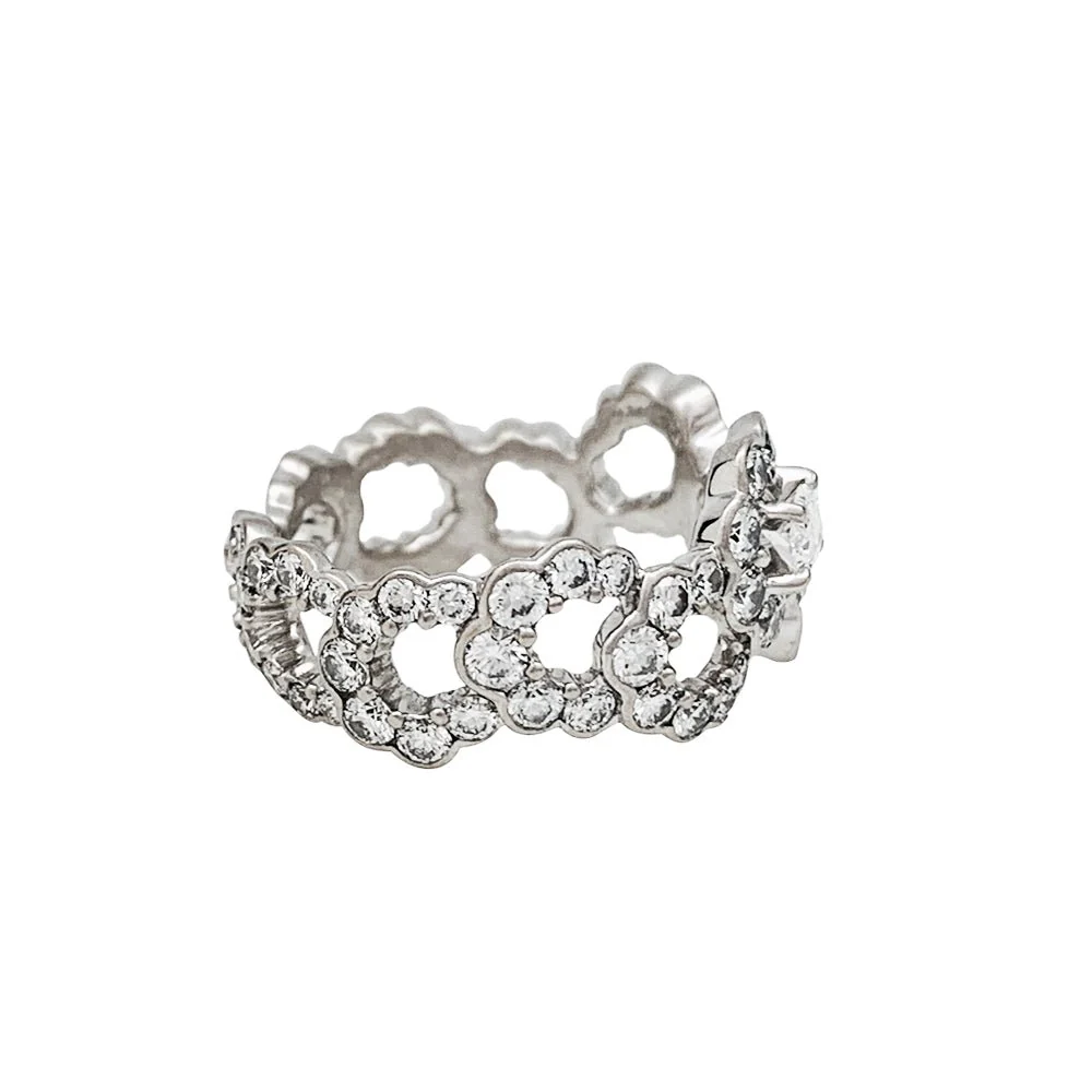 Bague DIOR "Archi" en or blanc et diamants - Image 7