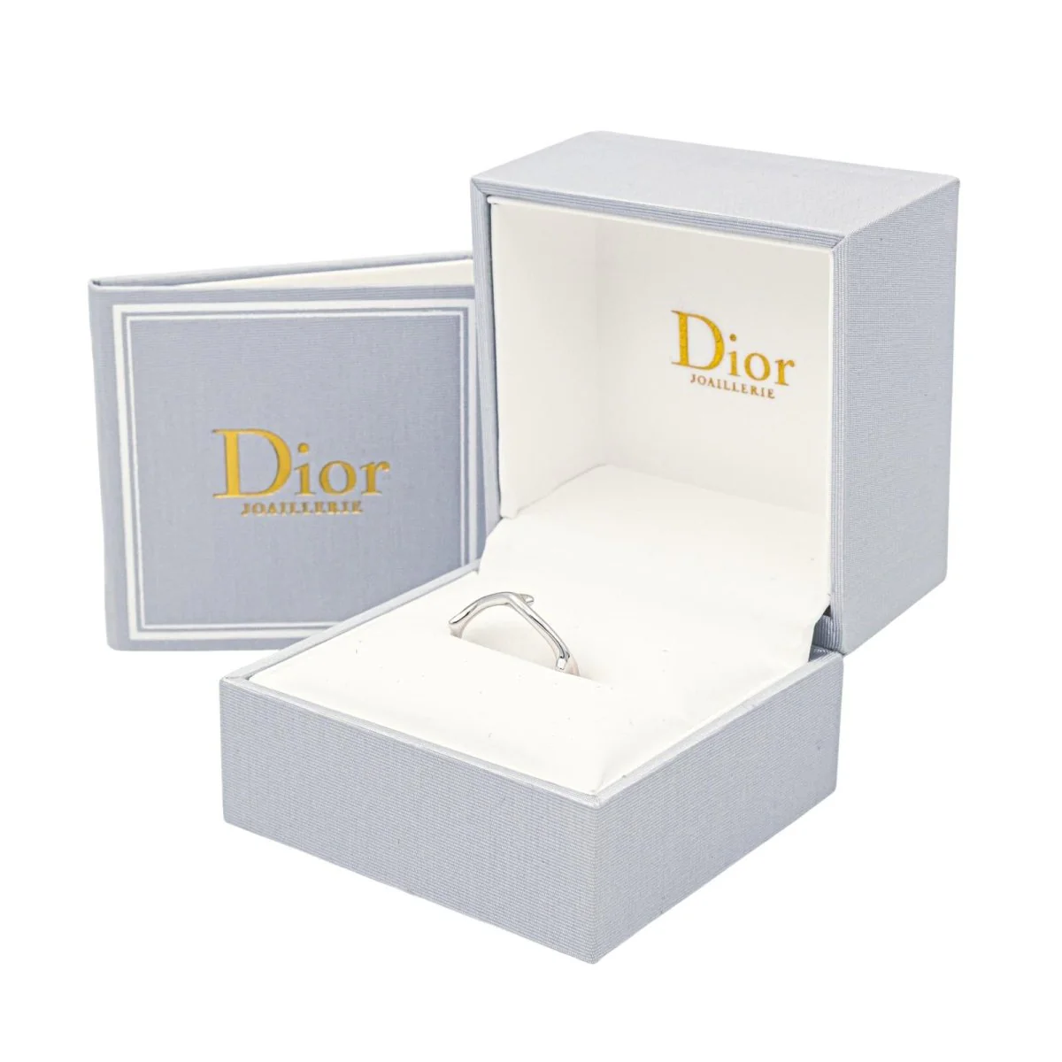 Bague DIOR "Bois de Rose" en or blanc - Image 6