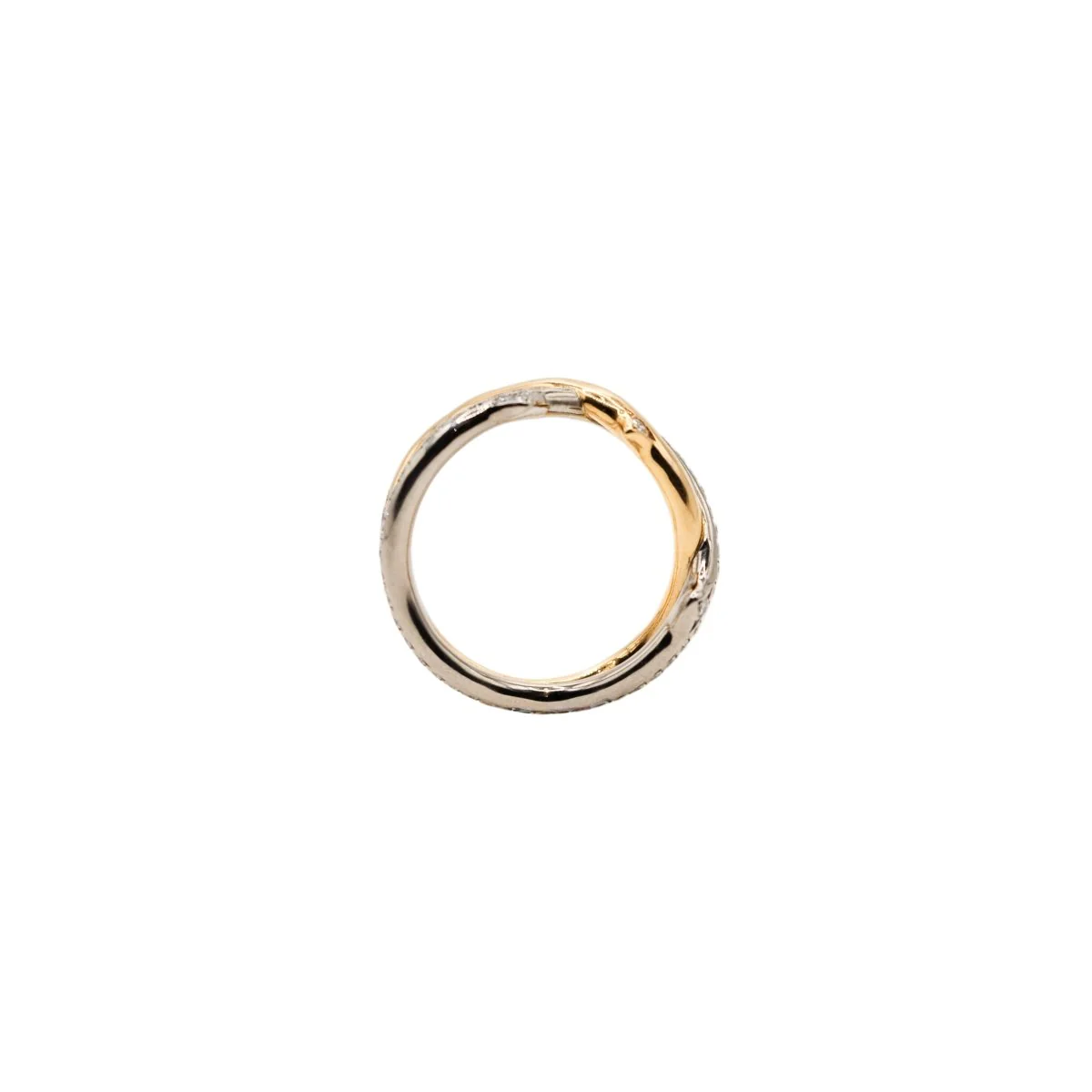 Bague DIOR "Bois de Rose" en or blanc, or rose et diamants - Image 9