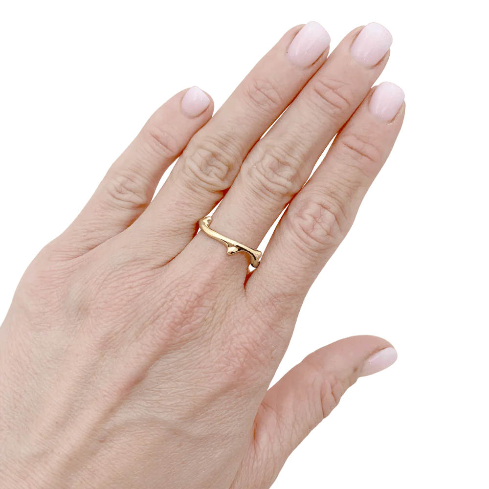 Bague DIOR "Bois de Rose" en or jaune - Image 2