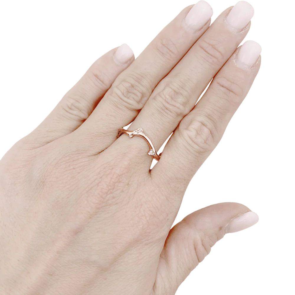 Bague DIOR "Bois de Rose" en or rose - Image 2