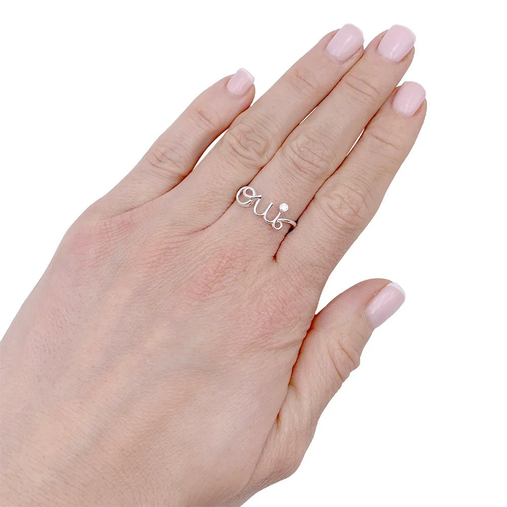 Bague Dior, "Dioramour - Oui", or blanc, diamant - Image 3