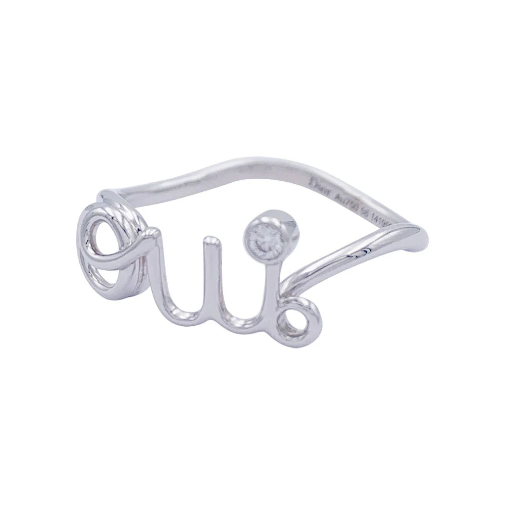 Bague Dior, "Dioramour - Oui", or blanc, diamant - Image 4