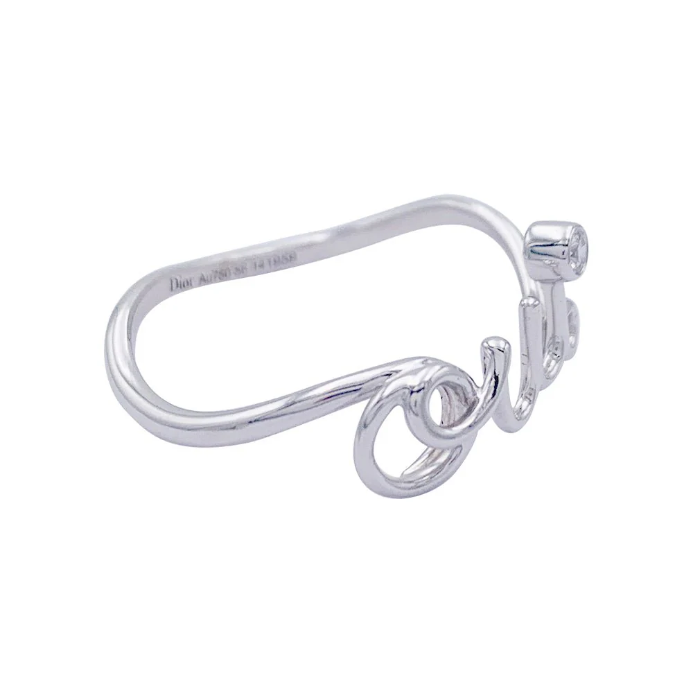 Bague Dior, "Dioramour - Oui", or blanc, diamant - Image 5