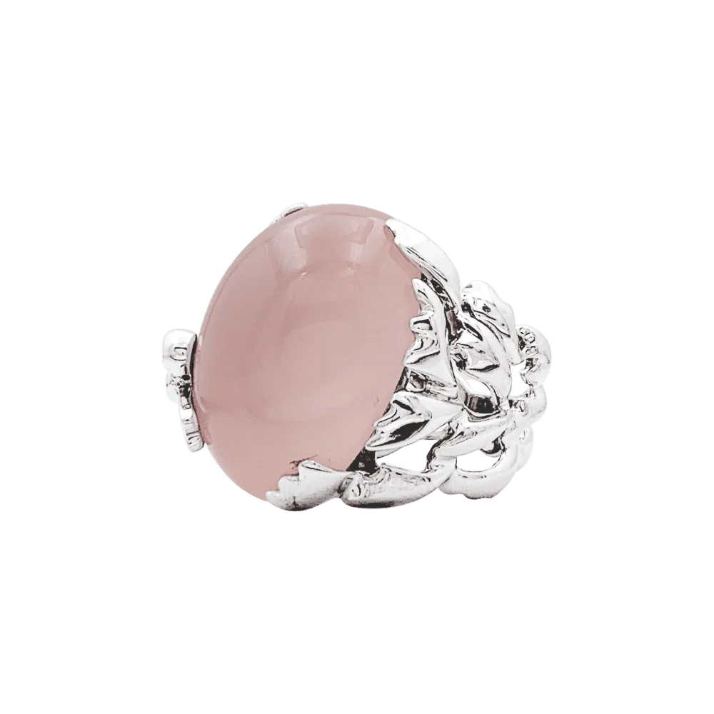 Bague Cocktail DIOR "Gourmande" en or blanc, quartz et diamants - Image 3