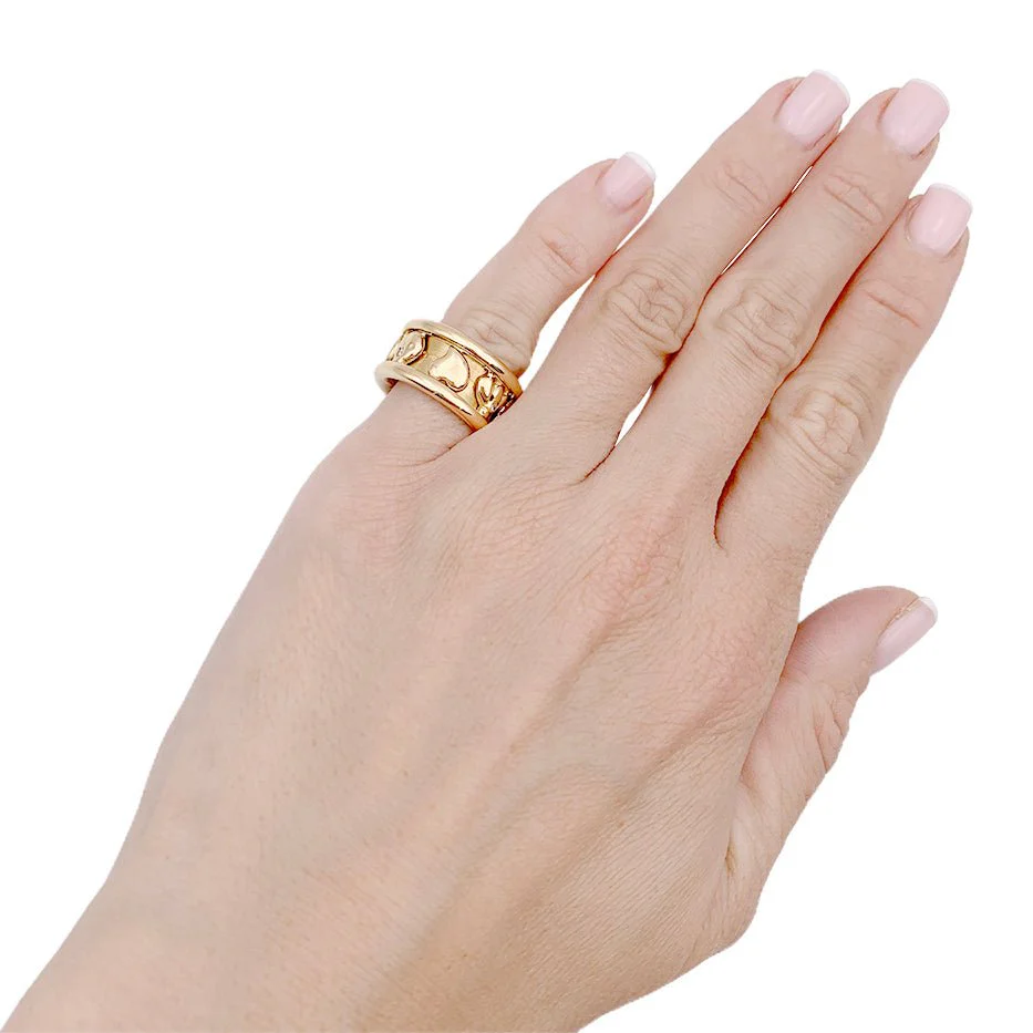 Bague DIOR "Gri-Gri" en or jaune et diamants - Image 2