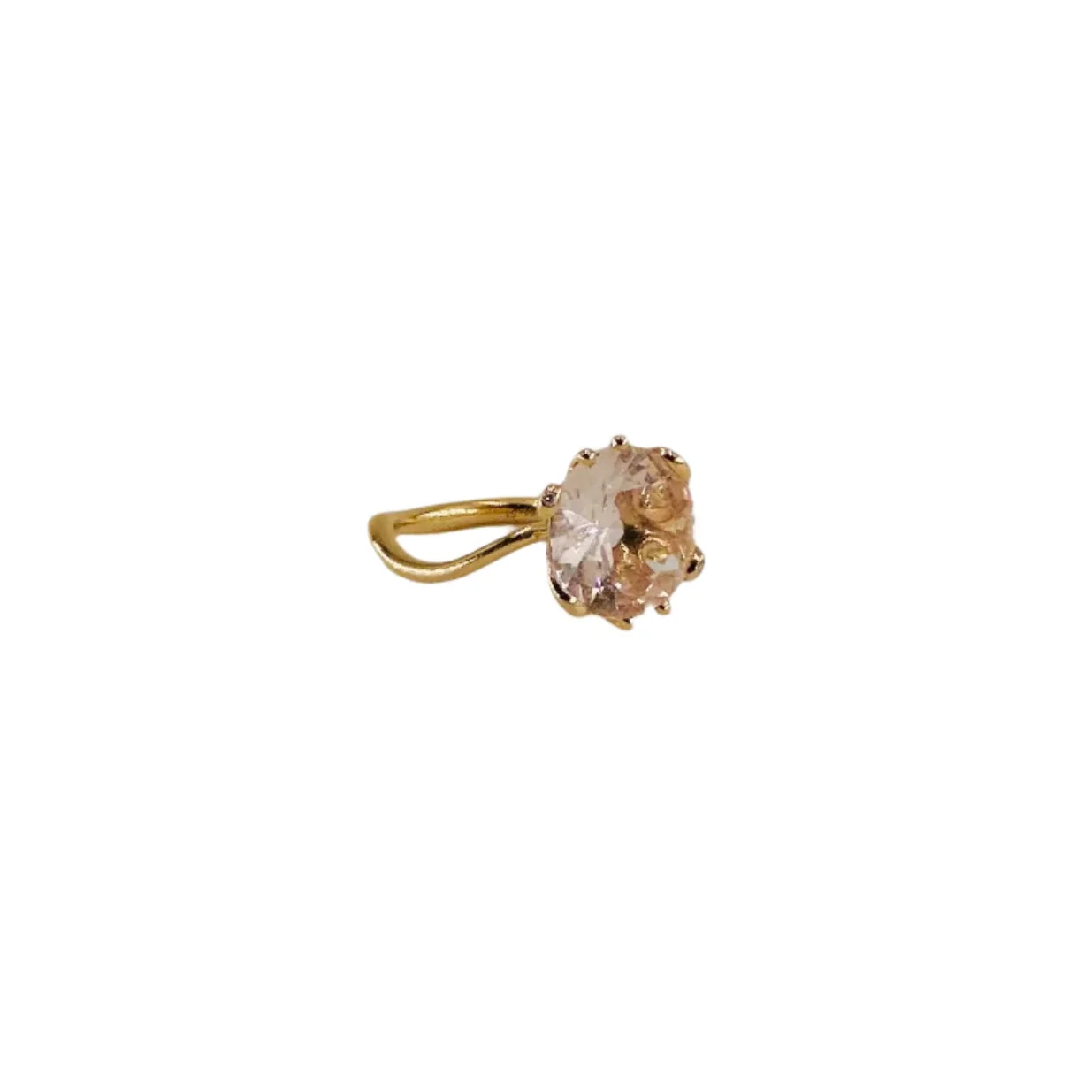 Bague DIOR "Oui" en or rose, morganite et diamants - Image 6