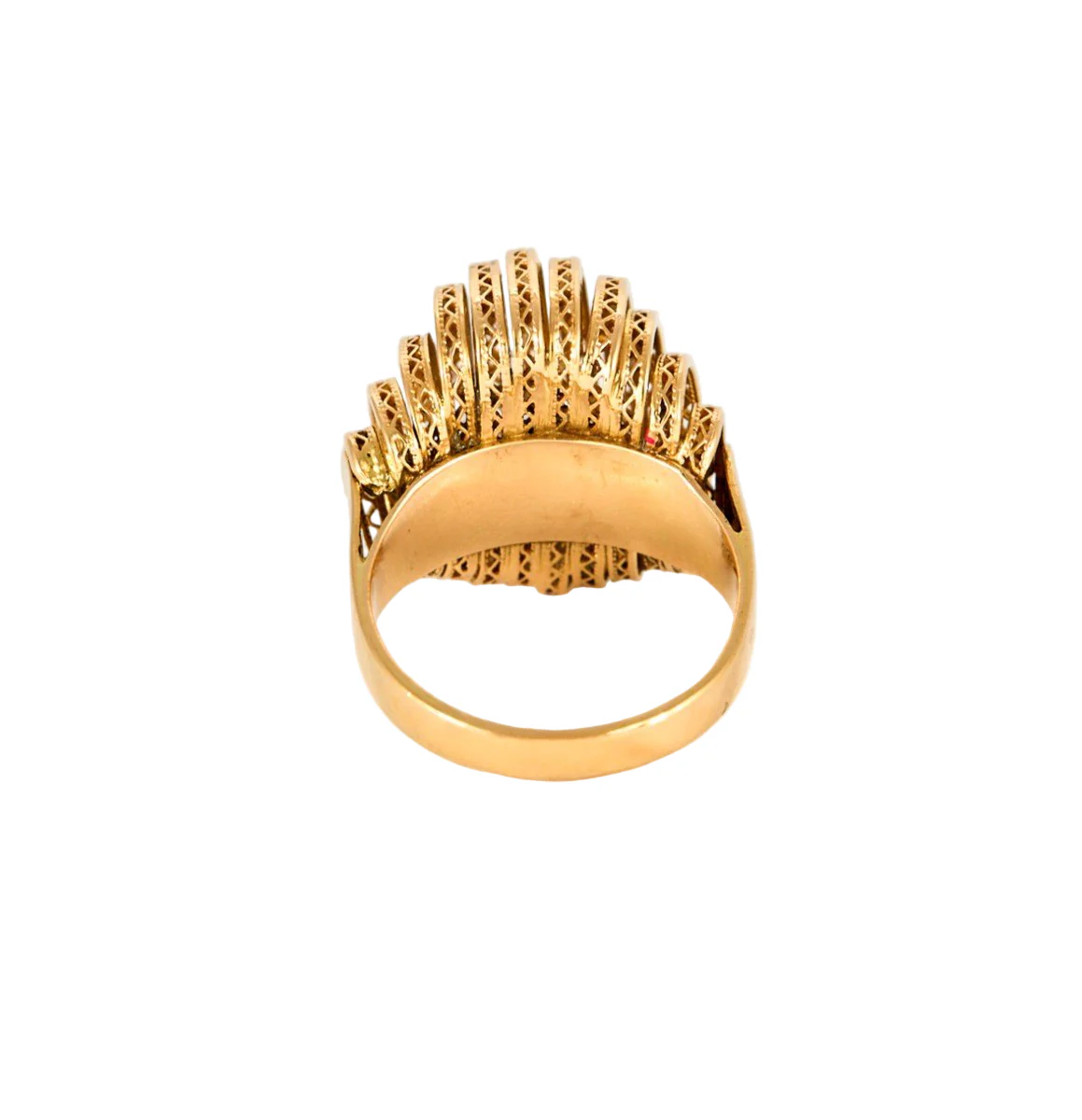 Bague Dôme en or rose - Image 3