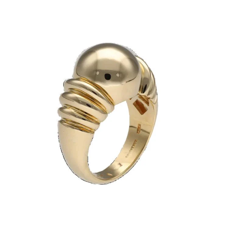Bague Dôme BOUCHERON "Boule" en or jaune - Image 2