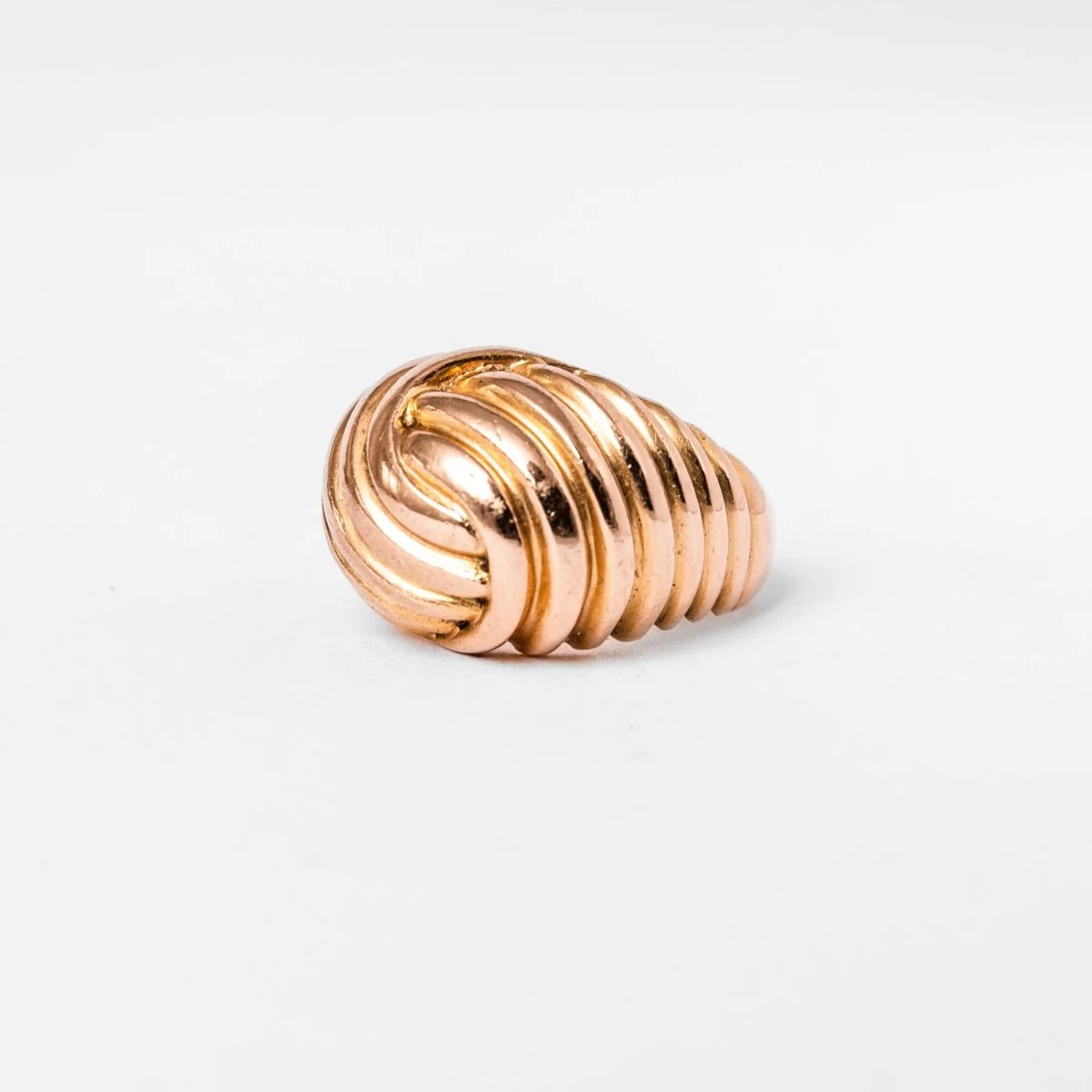 Bague Dôme en or jaune - Image 3
