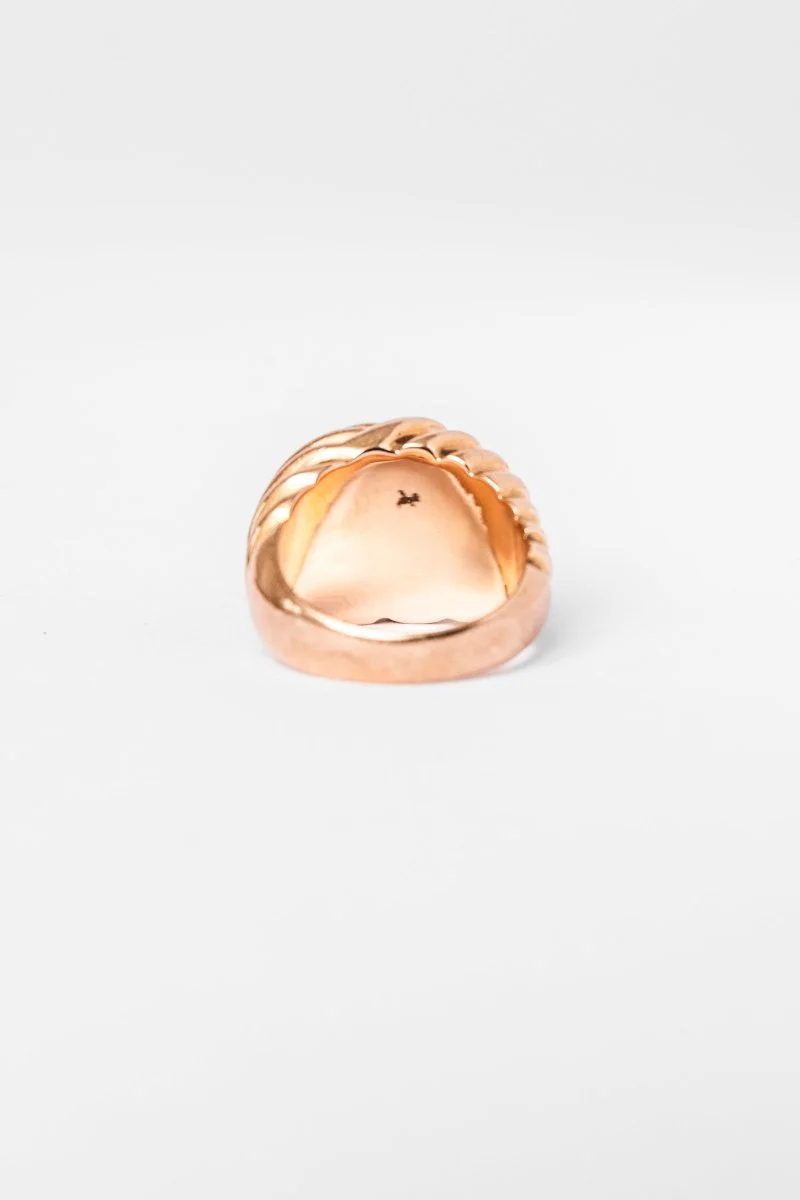 Bague Dôme en or jaune - Image 5