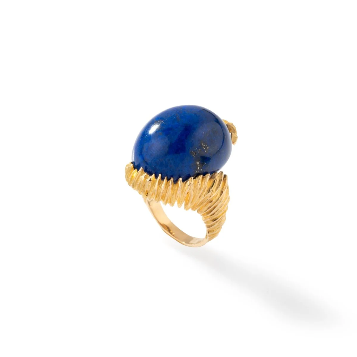Bague Dôme VACHERON CONSTANTIN en or jaune et lapis lazuli - Image 4