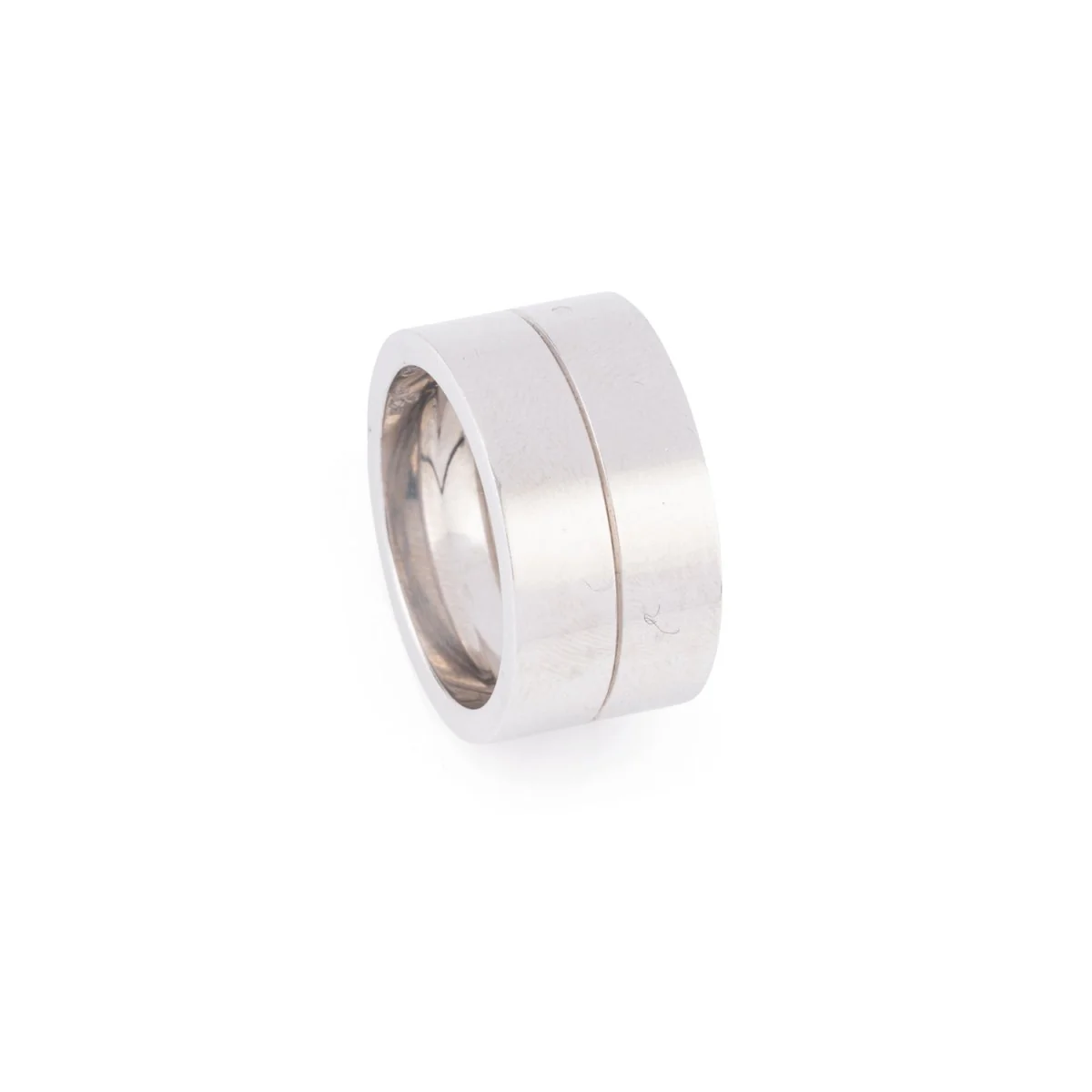 Bague double en or gris, LOVE, CARTIER - Image 3